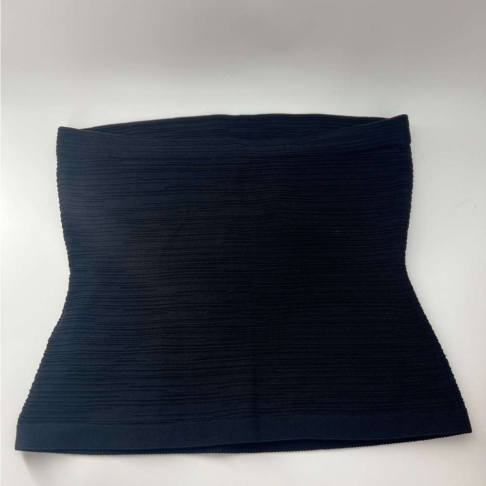 Cos Textured Knit Black Bandeau Top - Picture 6 of 6